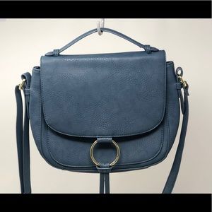 Satchel Purse Blue Grey +NEW+